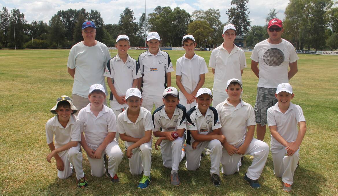 TEAM EFFORT: Cootamundra's Stacey Shield side at Clarke Oval before they went on to beat Wagga.