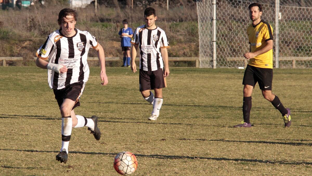 RELOCATED: Wagga City Wanderers have been relocated to O'Connor Park again this week. Their matches against UNSW two weeks ago were also moved to Cootamundra. Picture: Kelly Manwaring. 