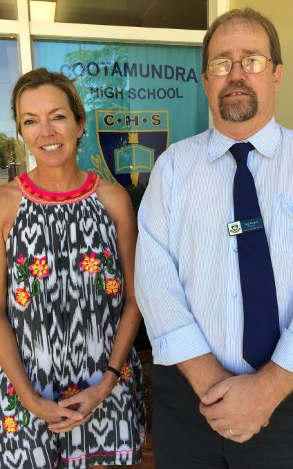 WANTED: Raise Foundation program director Jenny Moulder and Cootamundra High School principal Neil Reaper are looking for ten mentors. Picture: Harrison Vesey