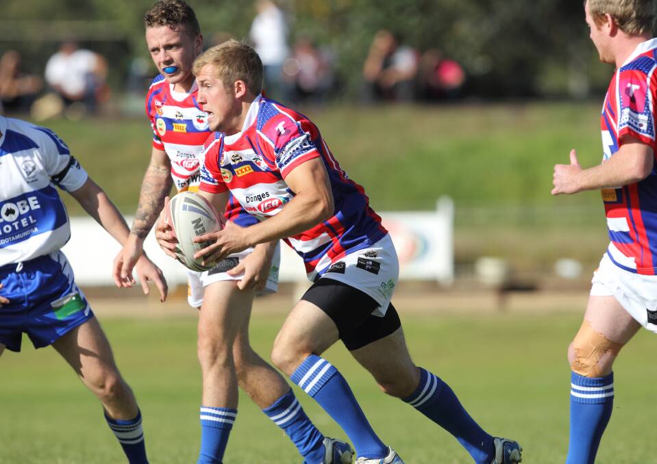 WELCOME TO THE DOGHOUSE: Tom Bush played five-eighth for the Cherrypickers last year but will get a turn in his preferred position of fullback with the Bulldogs this season. Picture: RS Williams.