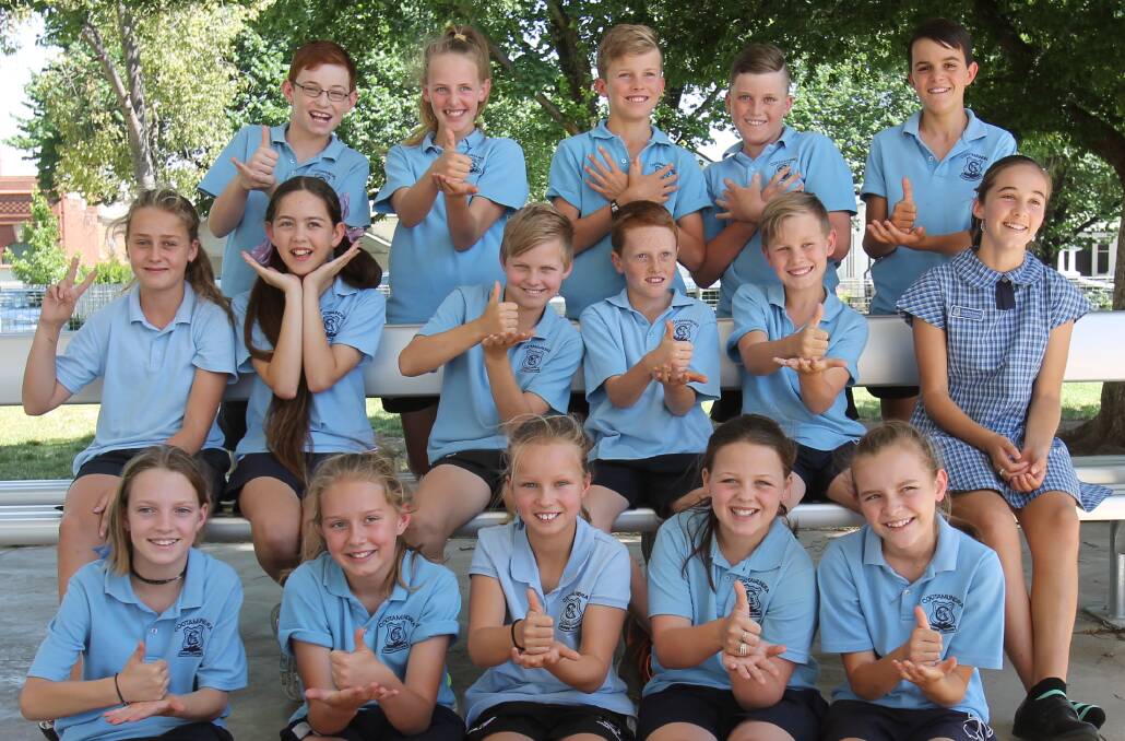 16 Cootamundra Public School students will be part of a 1500-voice choir at Schools Spectacular in Sydney next week. Picture: Harrison Vesey