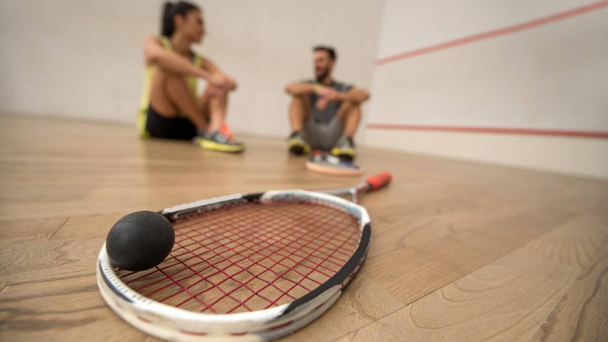 Squash finals heat up courts