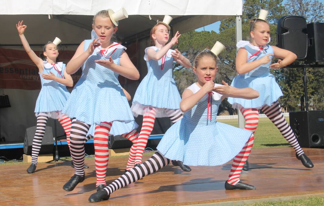 Christine Wishart Dance Studio dancers are again scheduled to entertain at this Saturday's Wattle Time Fair. 