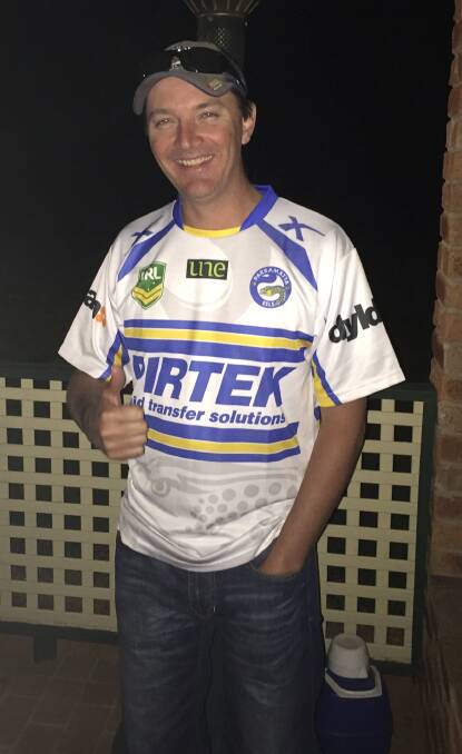 Mick Connell, in his beloved Parramatta Eels colours, was always the life of the party and will be fondly remembered by many here in Cootamundra. 