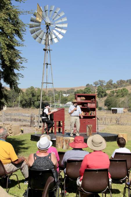 The windmill setting for parts of this weekend's Jugiong Writers' Festival