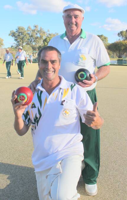CHAMPIONS: Steve and Roger Williams were named inaugural champions of the Minor Pairs at the Country Club last weekend. Picture: John Malone