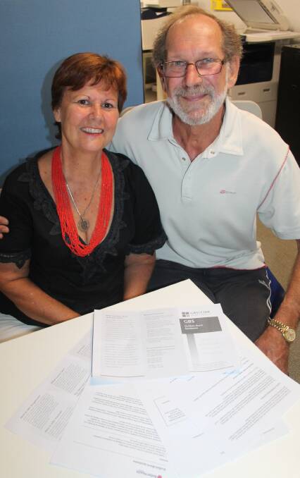 SURVIVORS: Toni Louttit and David Ainley are spreading the message there is life after Guillain-Barré syndrome, a rare illness that can strike anyone. Picture: Jennette Lees 