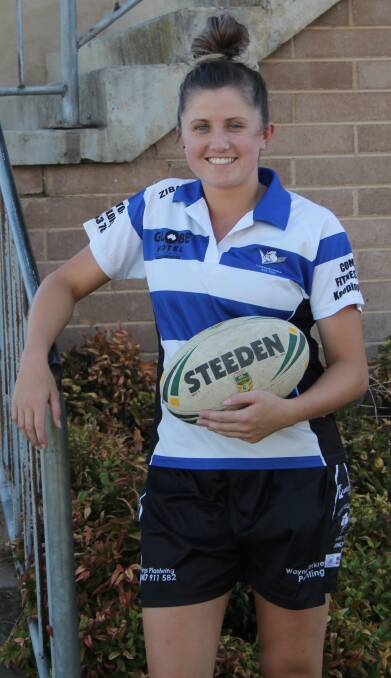 RARING TO GO: Kristen Glanville will captain and co-coach the Bullettes leaguetag side which returns to the CRLFC this year. Picture: Jennette Lees 