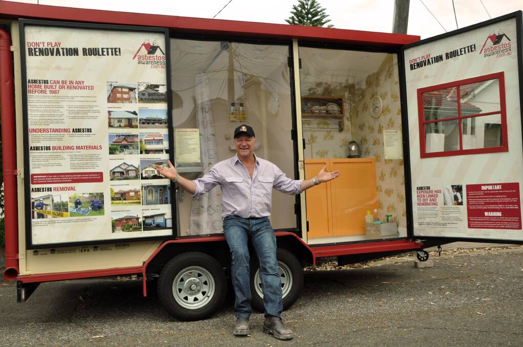 The purpose-built, mobile model home designed to demonstrate where asbestos might be found will be in Cootamundra on Saturday, October 21.