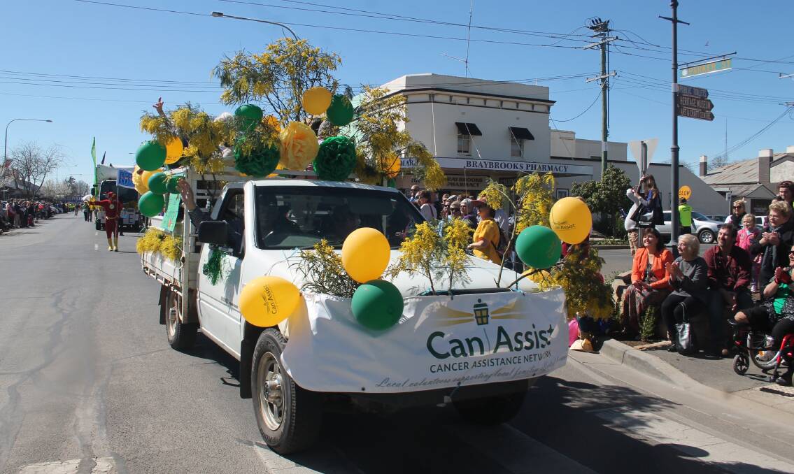 TOWN PROMOTION: The Wattle Time Street Parade is one of the many successful initiatives of the Cootamundra Development Corporation. 