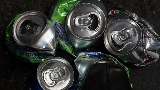 Don't trash your cans, save them for a refund of 10 cents per can as of July next year. 