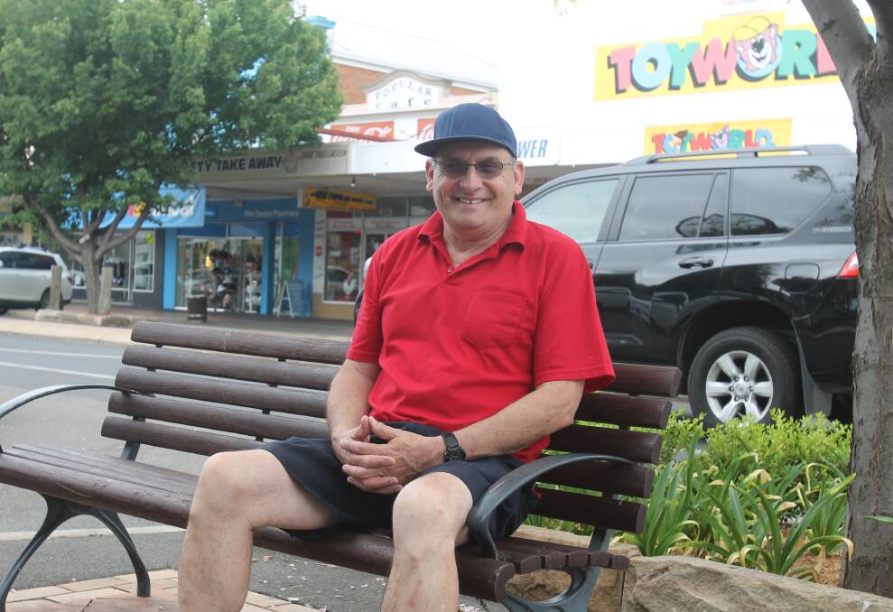 Neil Day has been volunteering at the Salvation Army while he seeks full-time employment in Cootamundra. 