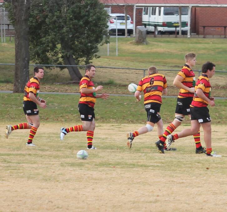 WARMING UP: Committment to training will be a key for the Cootamundra Tricolours as they enter the split comp after this weekend's round. 