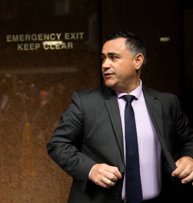 MISSING: Letter-writer Geoff Field wants to know where Nationals leader John Barilaro (pictured) has gone?