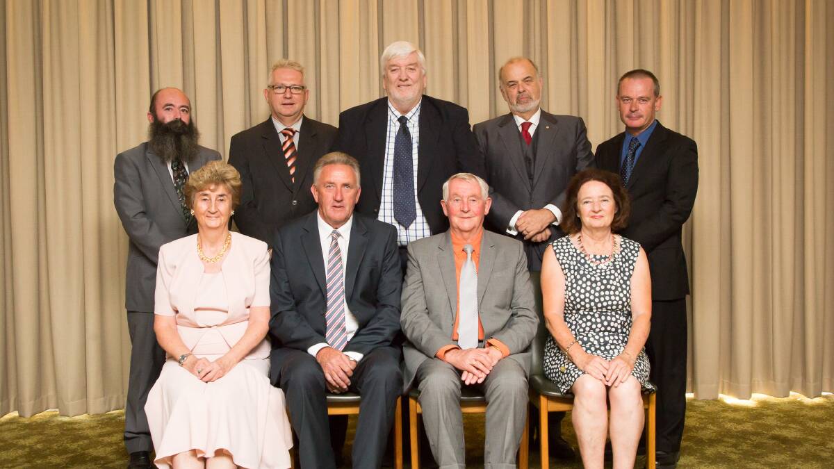 FORMER REPRESENTATIVES: All but one of the above former Cootamundra Shire Councillors will vie for a seat on the amalgamated council. Picture: Contributed 