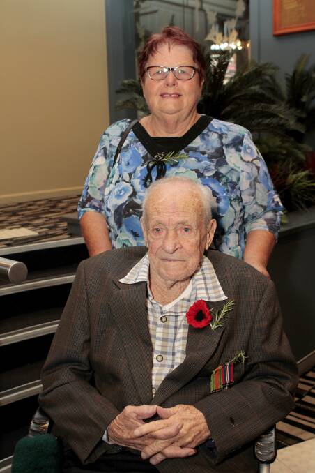 LEST WE FORGET: Cootamundra's Daniel Lavender with daughter Marie Murray. Picture: Kelly Manwaring.