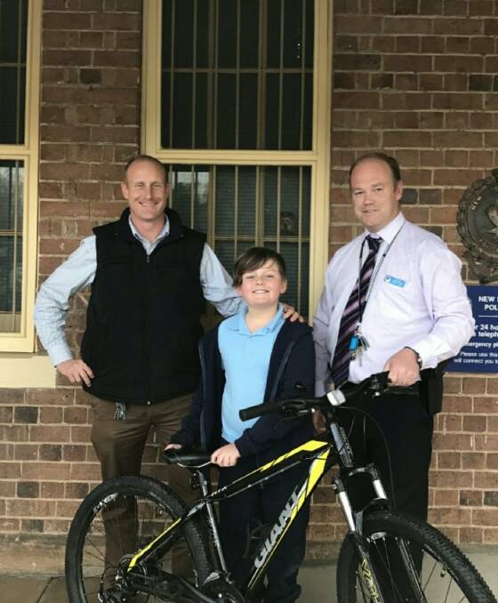 Cootamundra Police were pleased to return the stolen bicycle.