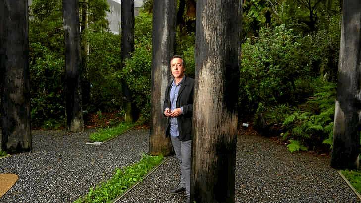 Living exhibit: Landscape architect Perry Lethlean in Melbourne Museum's forest gallery. Photo: Michael Clayton-Jones