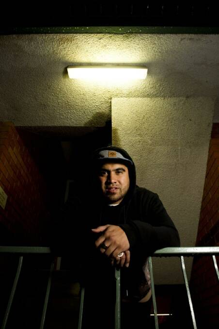 Rapper and poet Omar Musa has been longlisted for the Miles Franklin.  Photo: Jay Cronan