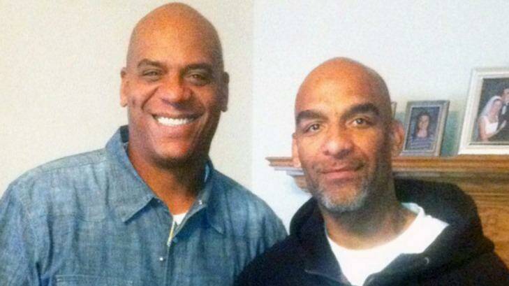 Eric Harris, right, with his brother Andre.  Photo: Supplied