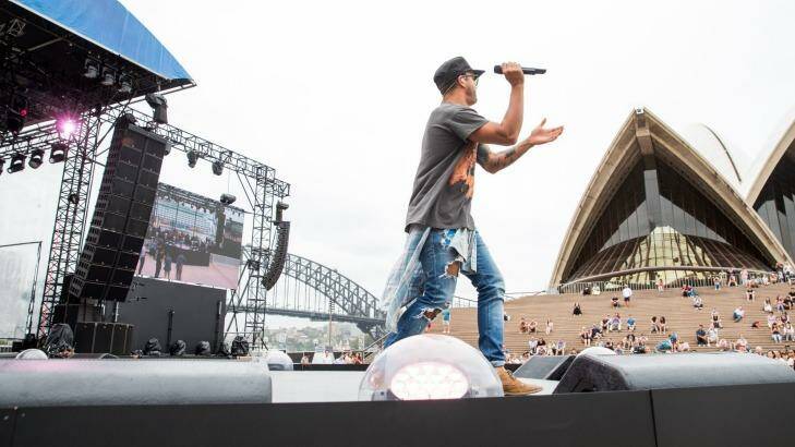 Outdoor events at the Sydney Opera House such as the Australia Day concert have stirred controversy. Photo: Edwina Pickles