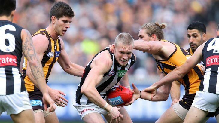 Pies problem: AFL fans abroad will have to look elsewhere for their weekly fix. Photo: Pat Scala
