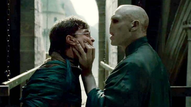 Nose for trouble ... Harry Potter's battles against the evil Voldemort may have a positive effect on readers.