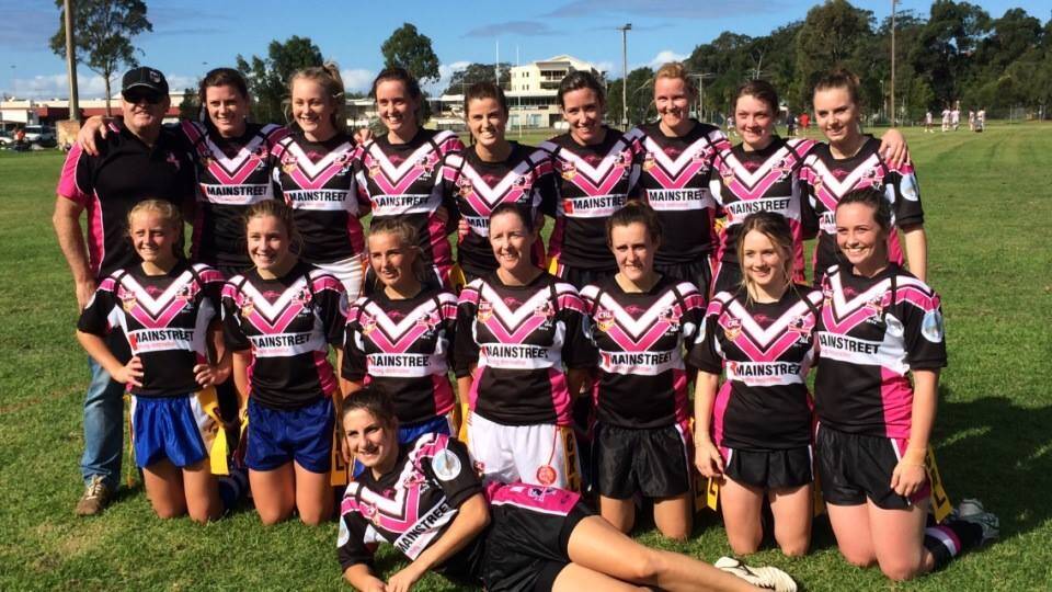 COOMA: A selected group of the Cooma Fillies who claimed victory for south in the Group 16 LeagueTag match on Sunday, winning 16-8. Photo COOMA MONARO EXPRESS.