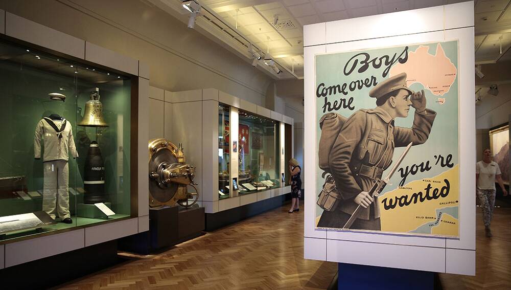 Lose yourself at the Australian War Memorial's new First World War galleries. Fairfax image.