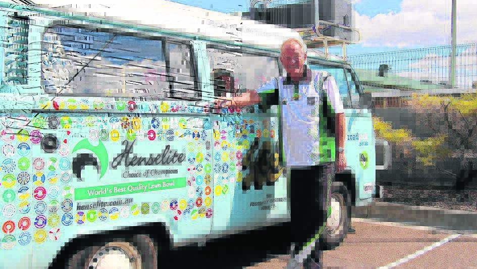 Frank Peniguel has been travelling around Australia in his blue Kombi van to set a brand new Guinness World Record for most bowls clubs played in a year. Frank will be in Cootamundra on Tuesday October 21 for a game in each of our bowling clubs.
