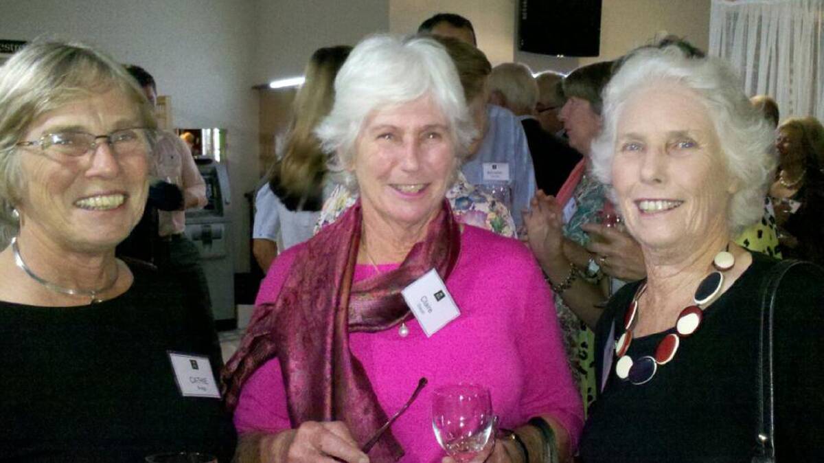  GREAT TIME: Pictured (from left) are Claire Dixon and Judith Mactier - three of four sisters enjoying the golf and friendship at the Cootamundra Country Club during the visit of golfers from Royal Sydney Golf Club. Judith and Cathie were eager to point out that the country golfers held sway over their city counterparts.