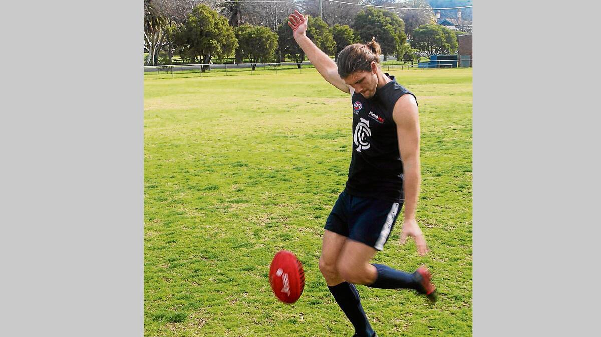  A KEY PLAYER: The Blues’ Sandy Maskell-Knight will be a go-to player for the side this Sunday when they take on Belconnen. 