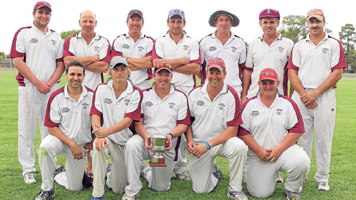  END OF AN ERA: The Sparre Cup, pictured here with the 2013 winning team from Stockinbingal, has been contested in Cootamundra since 1938 but so far this year only two teams have entered. 