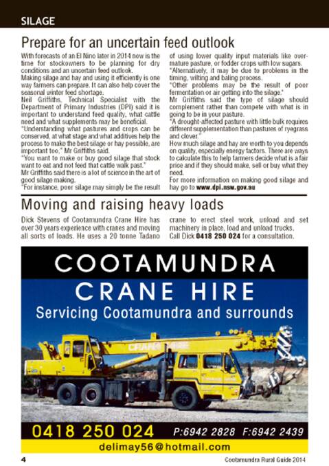 Feature: Cootamundra Rural Guide 2014
