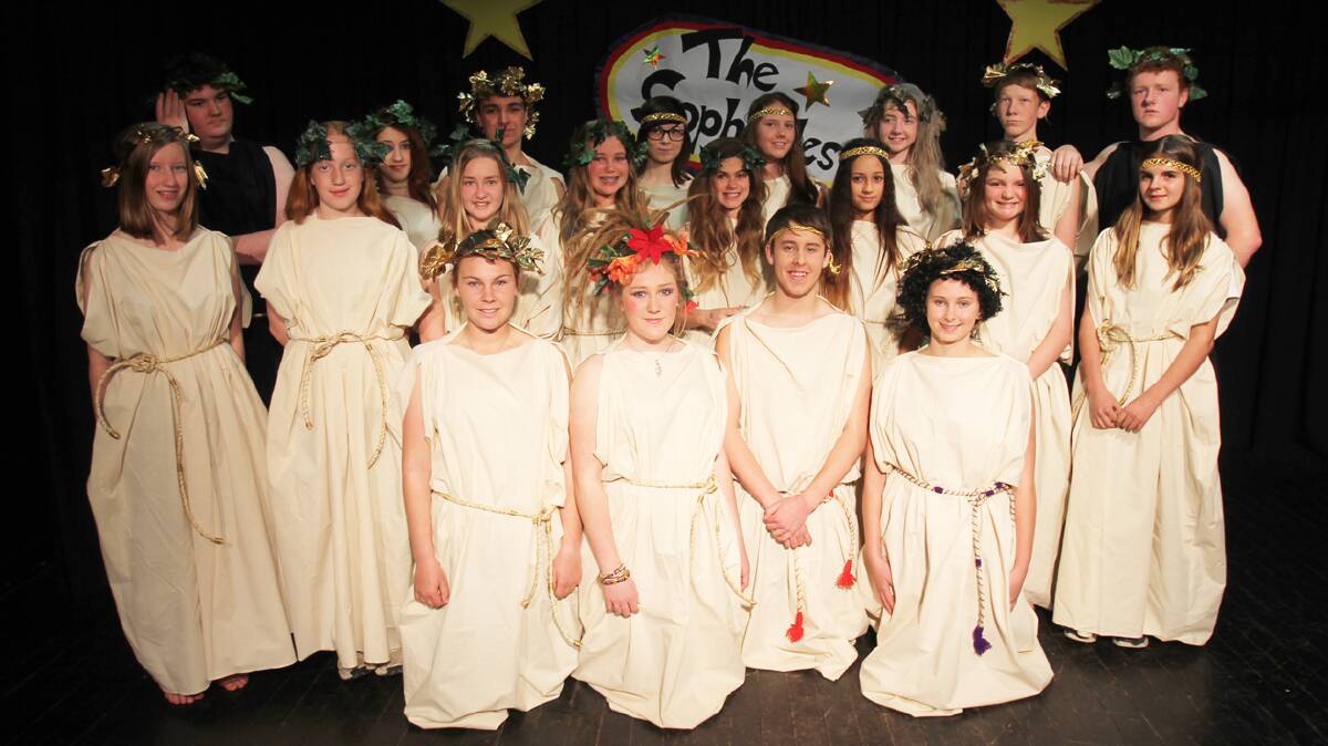 DRESS REHEARSAL: How amazing do these Cootamundra High School students look dressed in costume for their upcoming play ‘You’re History’! 