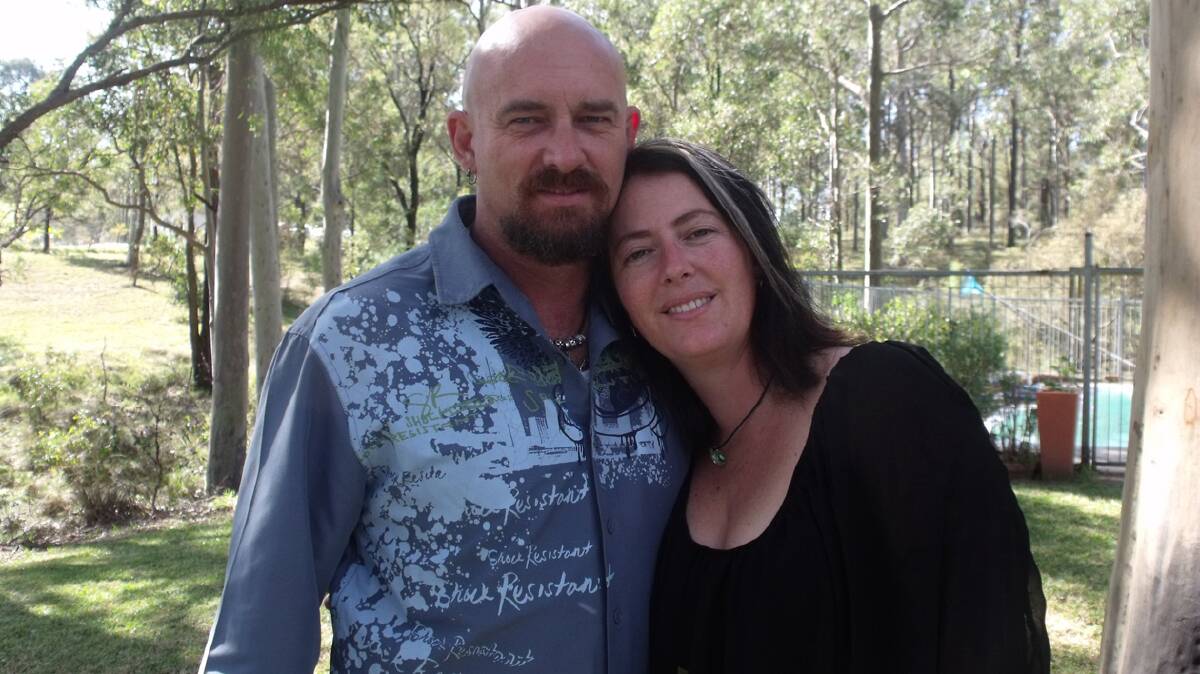  FAMILY MAN: Paul Wilcox and his wife Jen are hopeful the fundraising dinner will help to cover medical expenses.