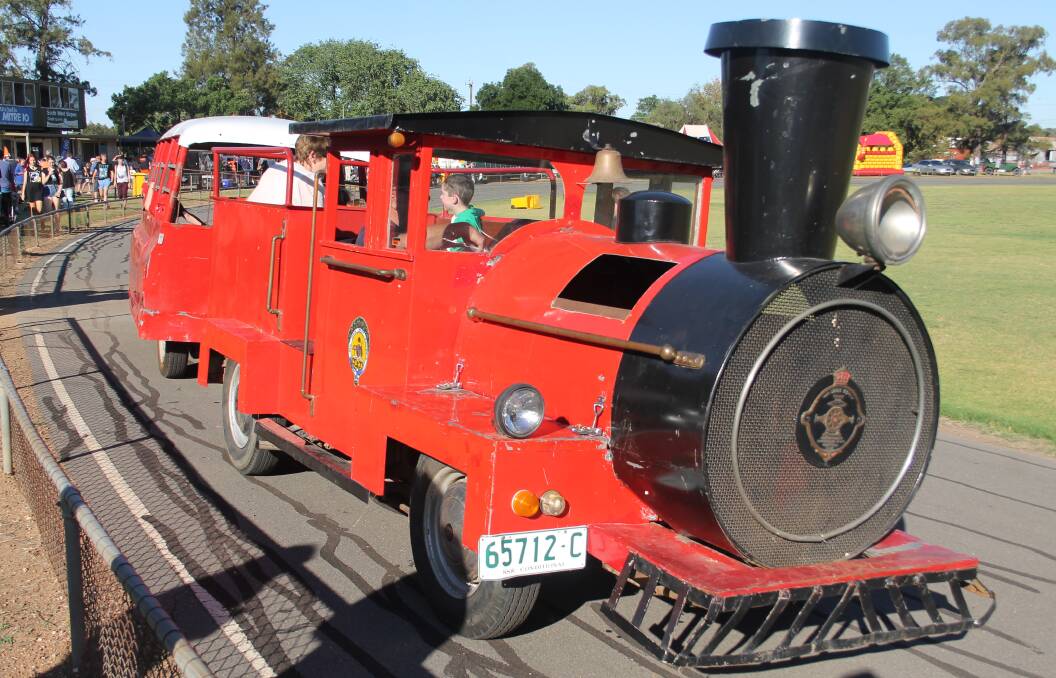 IT’S BACK: The popular Apex train will be back at the Lions Christmas Fair this weekend. 