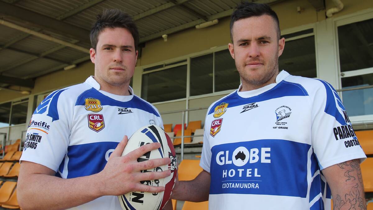  BE WARNED: Tom and Ben Warner are the latest names added to the Cootamundra Rugby League Football Club roster for the 2015 season. The Cootamundra boys have spent the last few years honing their game at clubs including Yenda and Wagga.