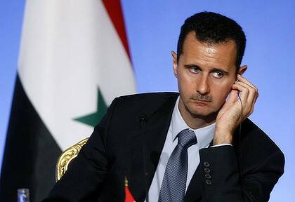 Defiant: Syrian President Bashar al-Assad.