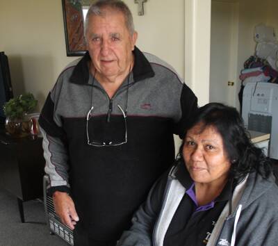 LOOKING BACK: local Wiradjuri elder Bob Glanville goes through some historic photographs with Alexandra Naden, who with her husband Mark, has taken on the caretaking of Bimbadeen, in the lead up to this weekend’s centenary commemorations for the former Cootamundra Aboriginal Girls Home. 