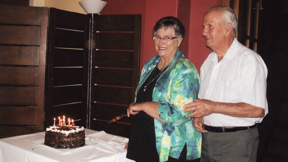 JOAN’S  CELEBRATION: Here is a happy snap of well known local couple Bill and Joan Hargraves, of Cowcumbla Street, celebrating Joan’s milestone birthday together with family and friends at the White Ibis. WARMEST WISHES Joan for a great year ahead.