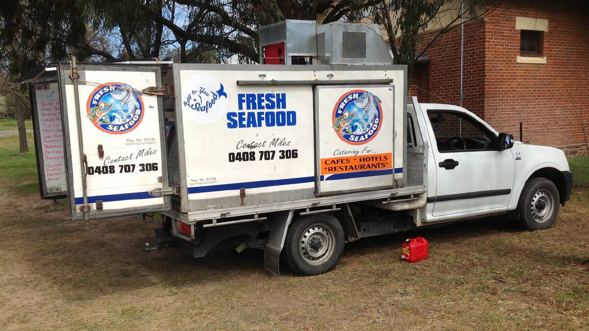 FRESH IS BEST: The Bay to You Seafood van is a familiar site across the district supplying the region with fresh seafood.