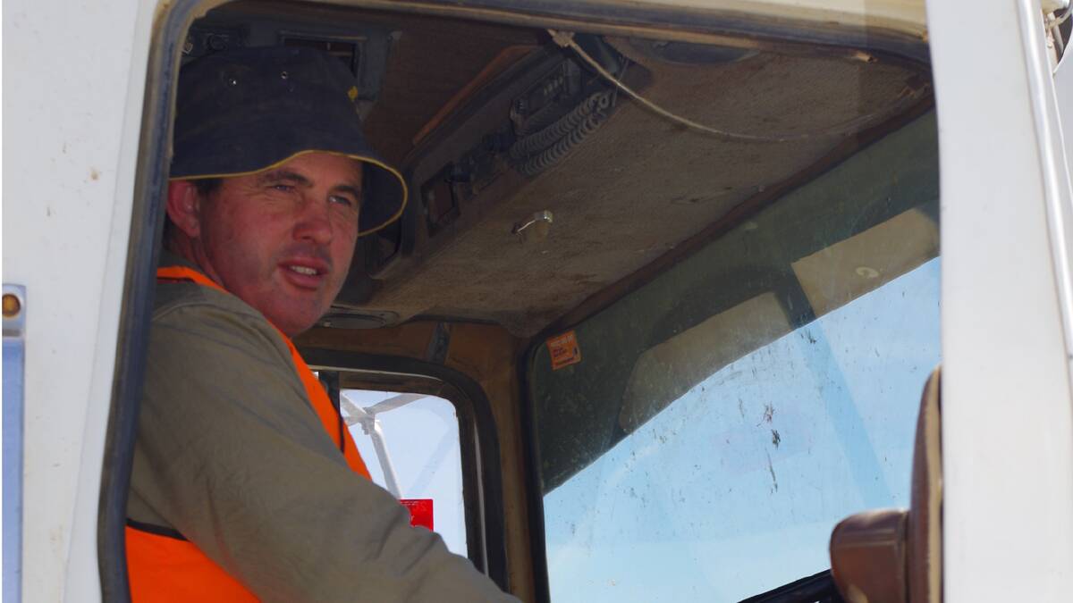 GOOD QUALITY: Doug Hunt, Kilbirnie, Stockinbingal, says the late frost reduced his crops by about 40 per cent but what did come off was of high quality.