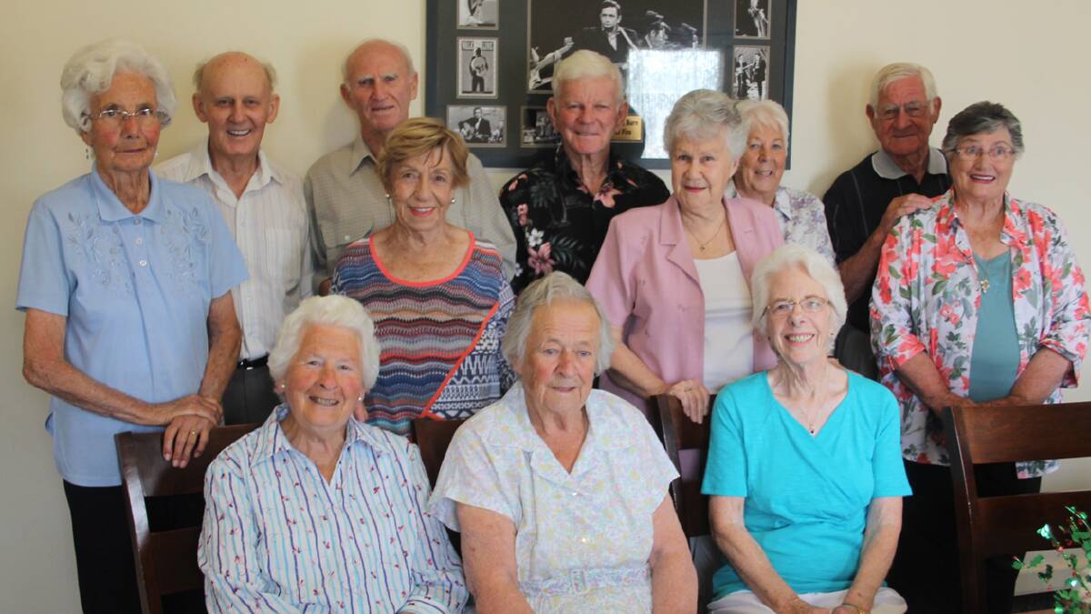 BIRTHDAY CELEBRATION: Here is the ‘happy snap’ of a group of locals who have in recent months celebrated their 80th birthdays. And what a grand time they had celebrating over lunch at the Family Hotel Restaurant last week. Pictured (back) Doreen Ross, Ian Brown, Bob Newman, Vic Cheshire, Eleanor Armstrong and Ralph Bishop. (middle) Jenny Leahy, Joy Hogan and Joan Hargraves. (front) Margaret Tyrell, Enid Wylie and Fay Cunningham.