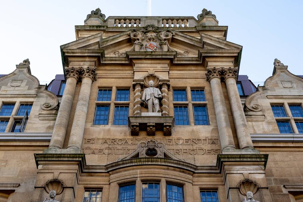 The controversial Rhodes statue at Oxford. Picture: Shutterstock