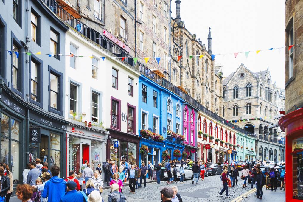 Edinburgh's colourful Old Town. Pictures: Getty Images Edinburgh's colourful Old Town. Pictures: Getty Images