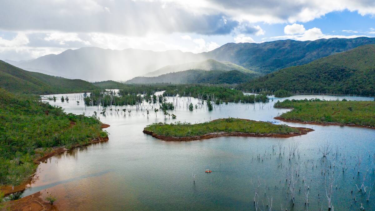 Kayaking in Blue River Park. Picture by New Caledonia Tourism Kayaking in Blue River Park. Picture by New Caledonia Tourism