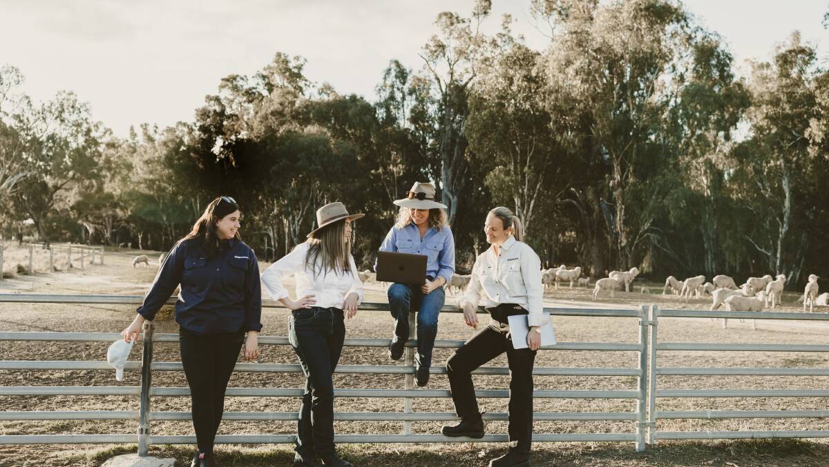 The AGSOCIAL team, from left, Izzie Rowley, Lavinia Wehr, Charleton Glenn and Charlotte Riminton. Picture by Mads Porter, supplied The AGSOCIAL team, from left, Izzie Rowley, Lavinia Wehr, Charleton Glenn and Charlotte Riminton. Picture by Mads Porter, supplied