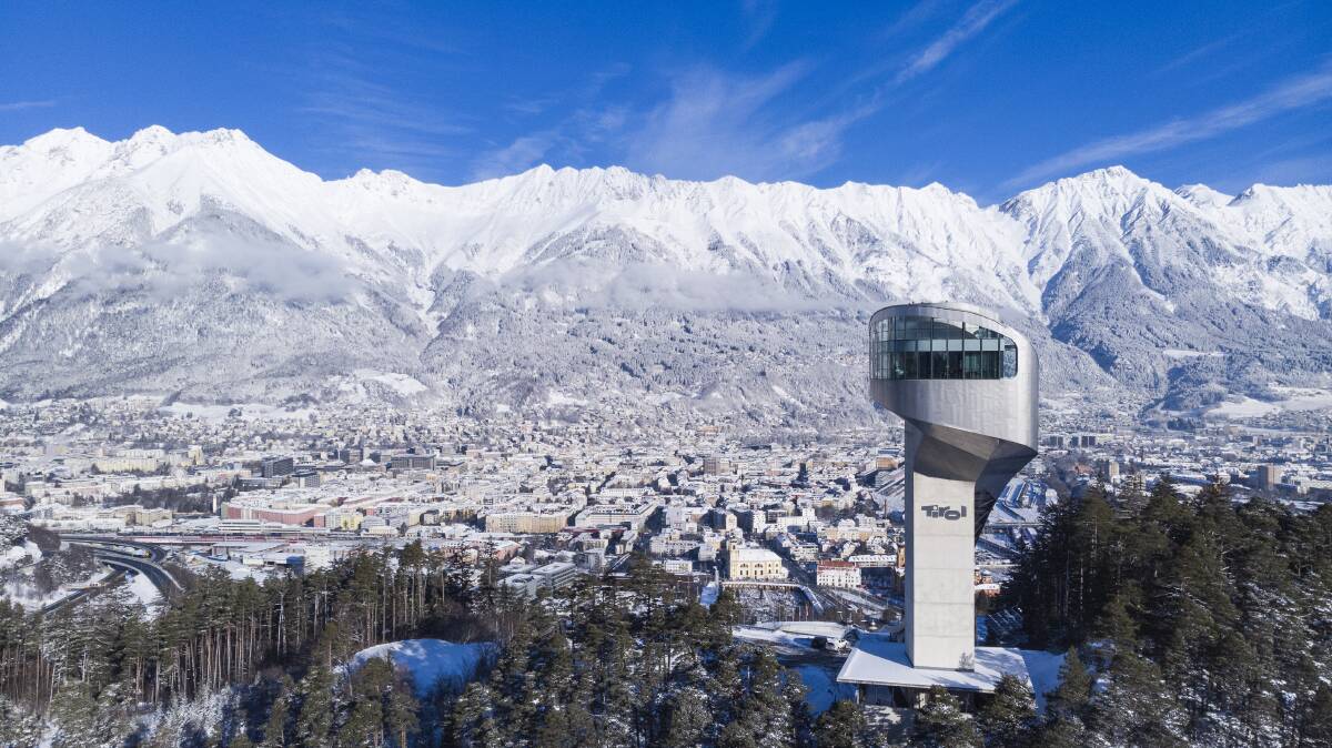 Zaha Hadid-designed Bergisel in Innsbruck. Zaha Hadid-designed Bergisel in Innsbruck.