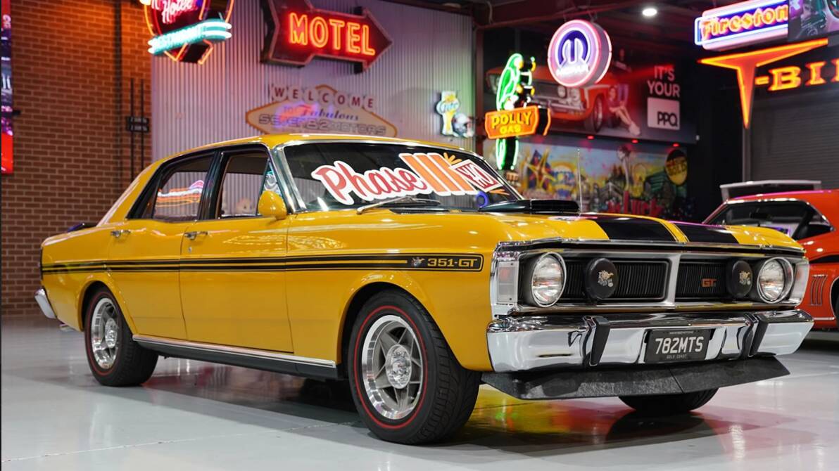 1971 Ford GTHO Phase III falcon sedan. Picture supplied 1971 Ford GTHO Phase III falcon sedan. Picture supplied